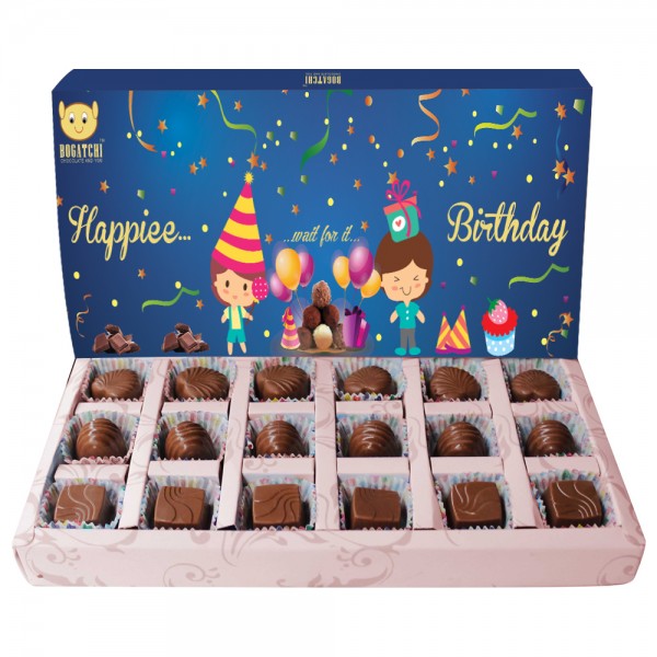 BOGATCHI Gift Ideas, Happy Birthday Gifts for Someone Special, Birthday Celebrations, Dark Chocolates, Love Chocolates, Premium Chocolates, 180 g